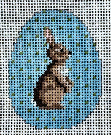 6402 Bunny with Lattice Small Egg