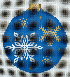 7251 Snowflakes with Ball Top