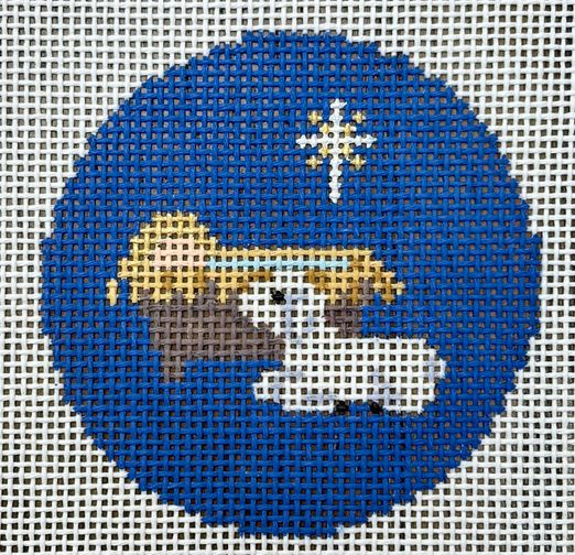 5908 Creche with Lamb