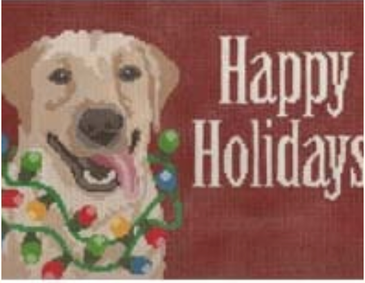 LRE-PL18 Happy Holidays with Dog