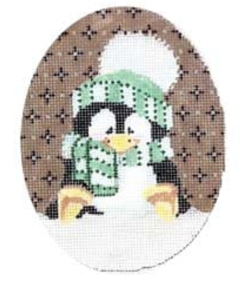 SS-XO07 Penguin with Green Scarf