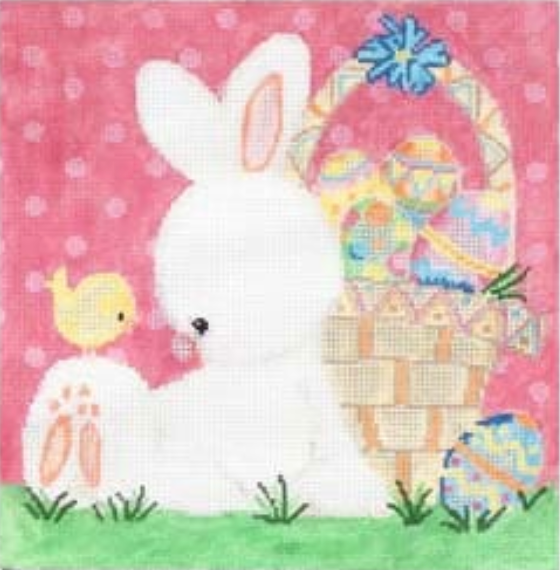 SS-PL04 Bunny and Chick by Basket