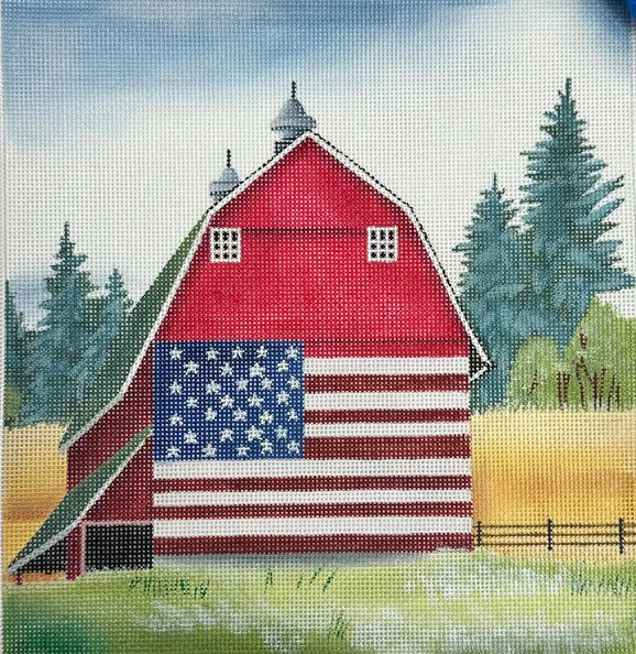 EWE-698 Patriotic Barn