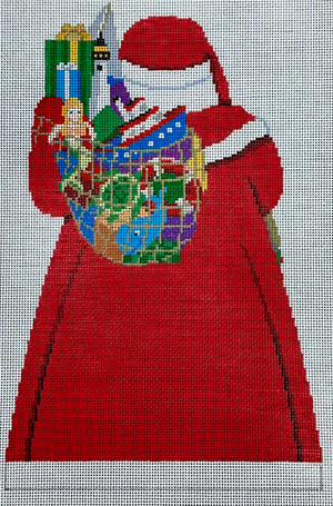 3390 Nautical Santa Tree Topper