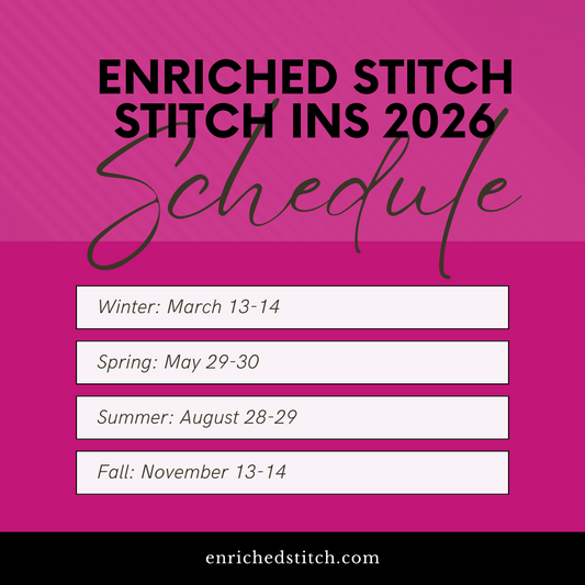 Enriched Stitch 2026 Stitch Ins