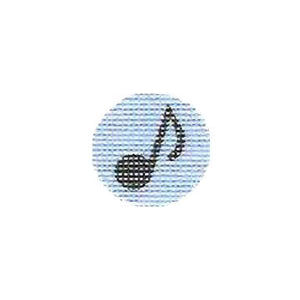 TTF068A Music Note Key Fob Insert