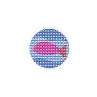 TTF218A Purple Fish Key Fob Insert