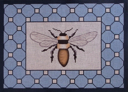 ALS-017 Bee on Blue and White