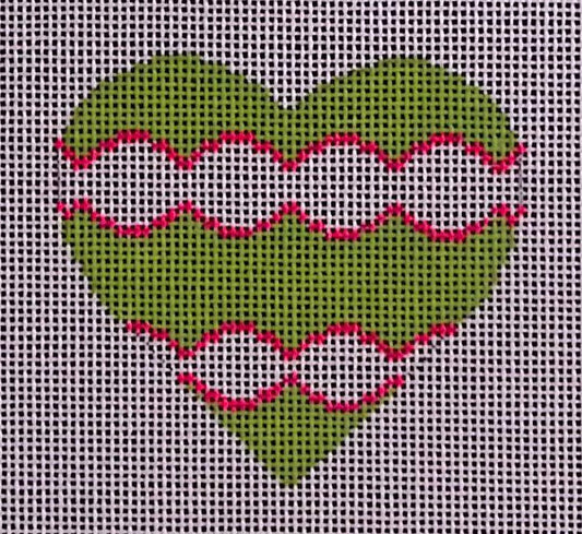 H-52 Lil Green Heart