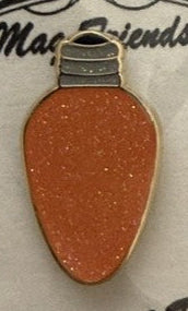 Orange Christmas Bulb Needleminder