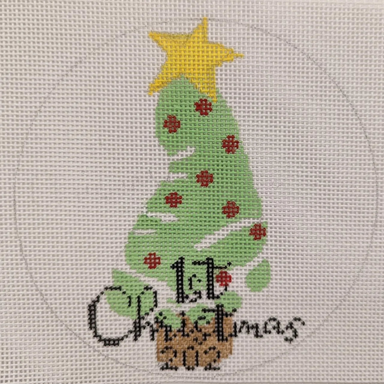 LL-ORN-05 Baby's First Christmas Foot/Tree
