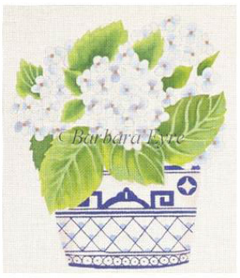 BE1450 Hydrangea in Willowware