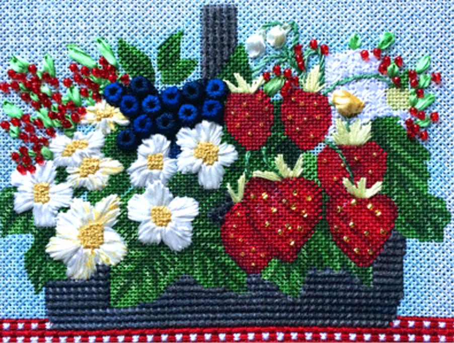 Petite Berry Basket Stitch Guide