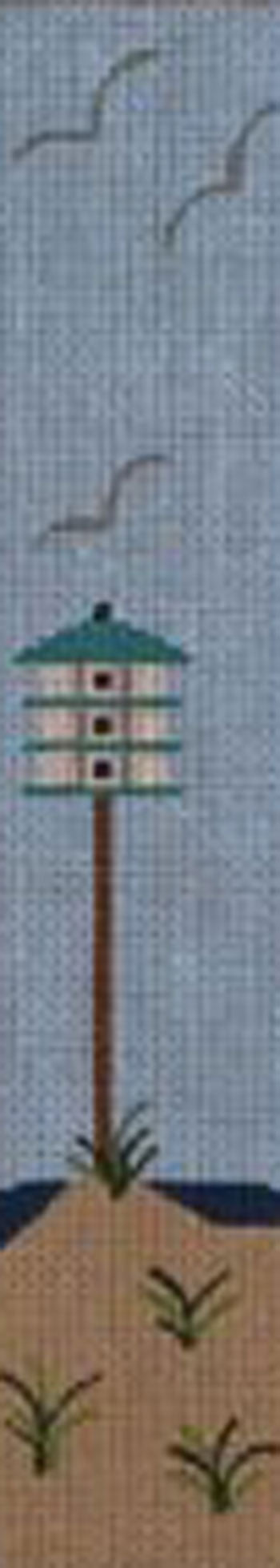 BKM101 Birdhouse on Sand Dune Bookmark/Key Fob