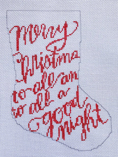 BS14 Merry Christmas Mini Stocking