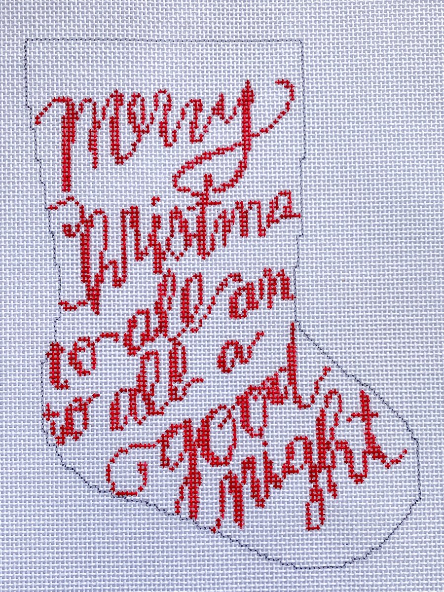 BS14 Merry Christmas Mini Stocking
