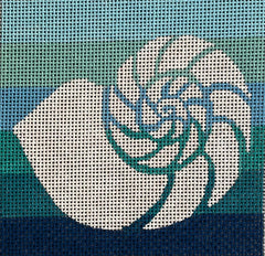 C-31 Nautilus Shell Ombre Coaster