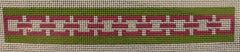 KF16 Geometric Green and Pink Key Fob