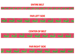 569 Cape Cod Belt - Pink and Green