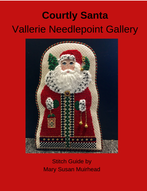 Courtly Santa Stitch Guide