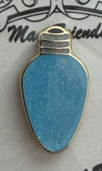 Light Blue Christmas Bulb Needleminder