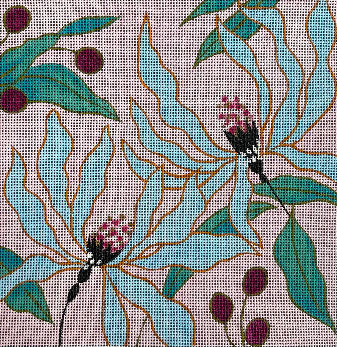 FF364 Whimsy Olive Floral