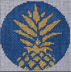 TS045 Pineapple 3" Round - Navy