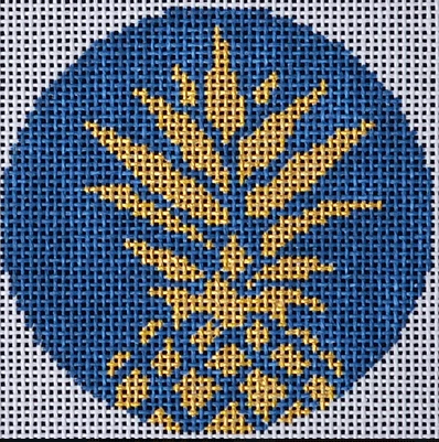 TS045 Pineapple 3" Round - Navy