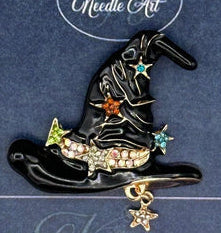 Black Witch's Hat Needle Minder