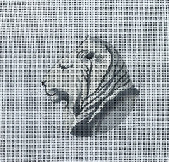 IN422 Lion Statue Insert