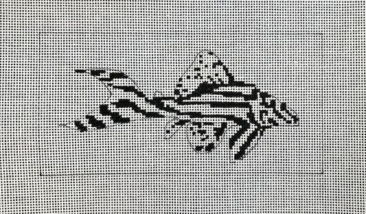 IN609 Black and White Fish Clutch Insert