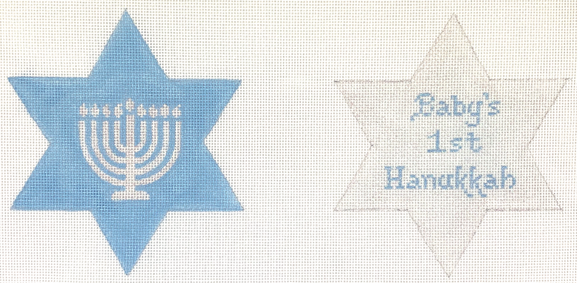 JM-04 Baby's First Hanukkah - Light Blue