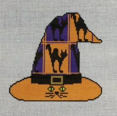 KCD1202 Black Cat Witch's Hat