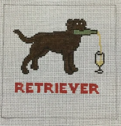 KCD2138 Retriever Coaster - White Wine