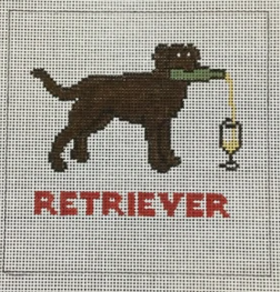 KCD2138 Retriever Coaster - White Wine