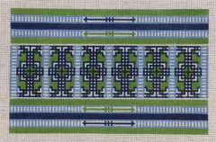 KCD4182BG The Dale Clutch - Blue and Green