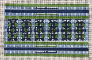 KCD4182BG The Dale Clutch - Blue and Green