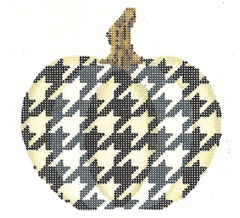 KCN1556 Black Bat Houndstooth Pumpkin