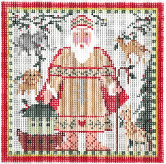 KCN182 Santa Noah and the Ark Square - 18 Mesh