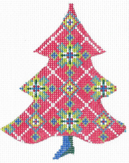 KCNT12 Red Scandinavian Snowflake Tree