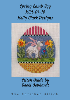 KEA01-18 Spring Lamb Egg Stitch Guide