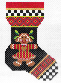 KFA06 Gingerbread Girl Mini Sock - 14 Mesh