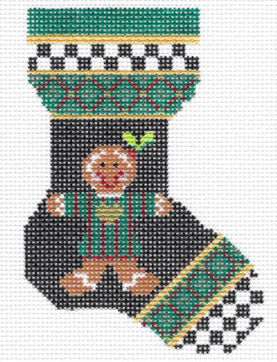 KFA07 Gingerbread Boy Mini Sock - 18 Mesh
