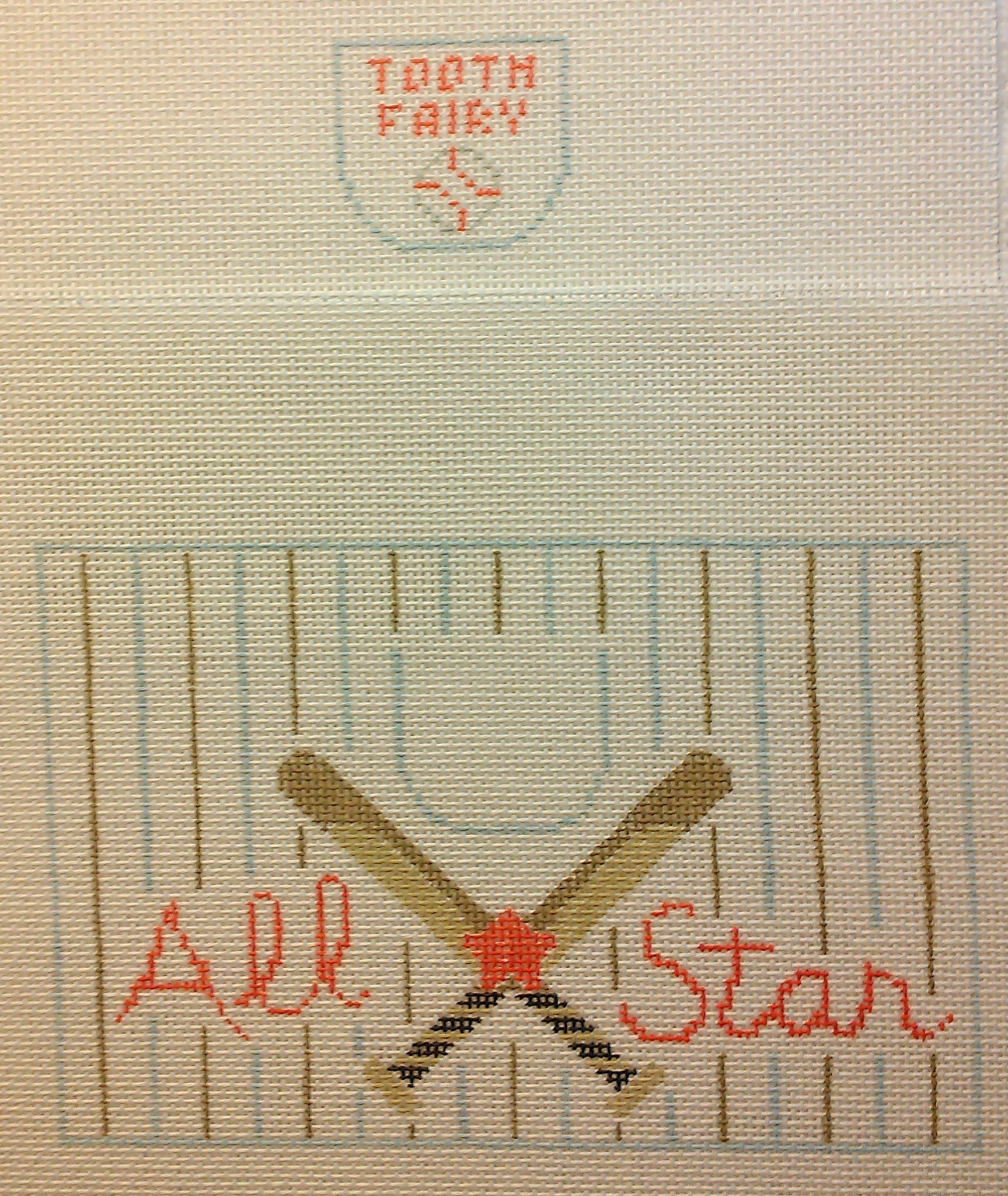 PT202 Baseball Tooth Fairy Pillow