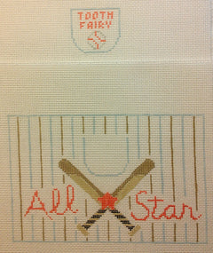PT202 Baseball Tooth Fairy Pillow