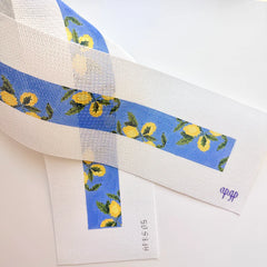 APBS05 Lemon on Blue Strap