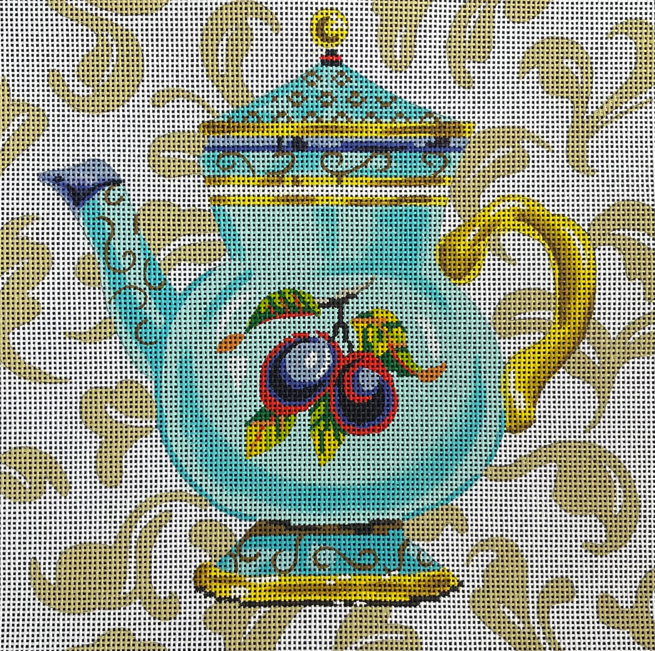 MC303 Plum Teapot