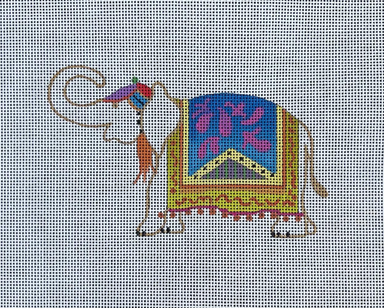 MC478 Elephant with Orange Tassel