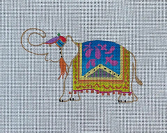 MC478 Elephant with Orange Tassel