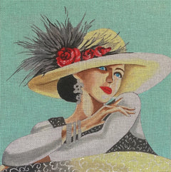 PE117 Elegant Lady with Hat
